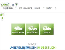 Tablet Screenshot of guth-automobile.com